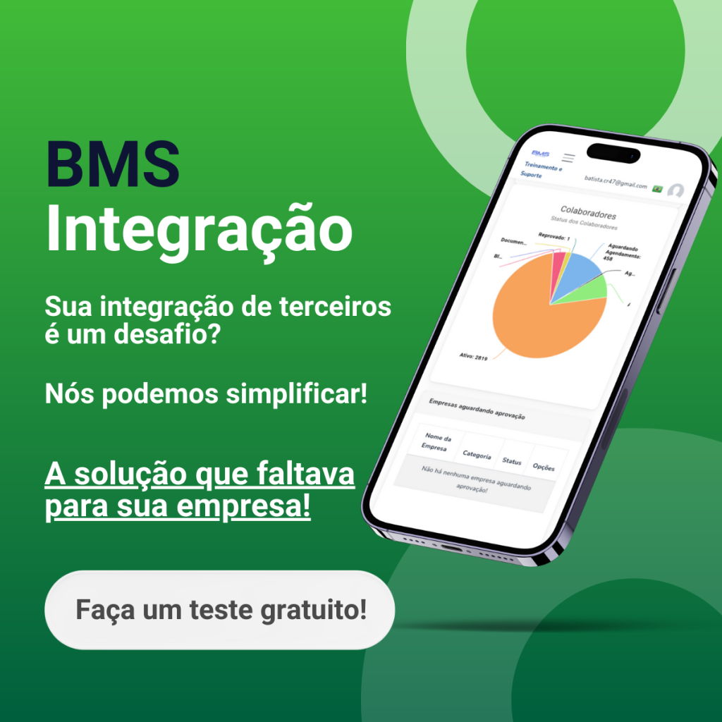 banner BMS integração com celular